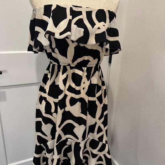 Margret Josephs | Macbeth Collection | Nautical Hi-Low Dress | Sleeveless - Picture 6 of 11